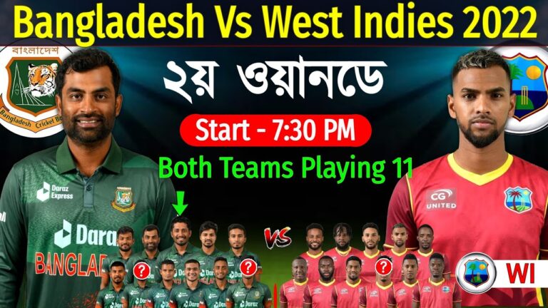 Watch Bangladesh Vs West Indies 2nd ODI 2022 Live By Using VPN