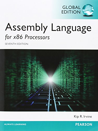 Assembly Language for X86 Processors 7Th Edition  by Kip Irvine