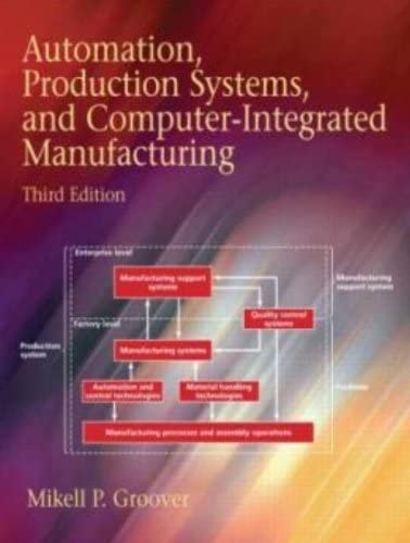 Automation Production Systems And Computer Integrated Manufacturing    by Mikell Groover
