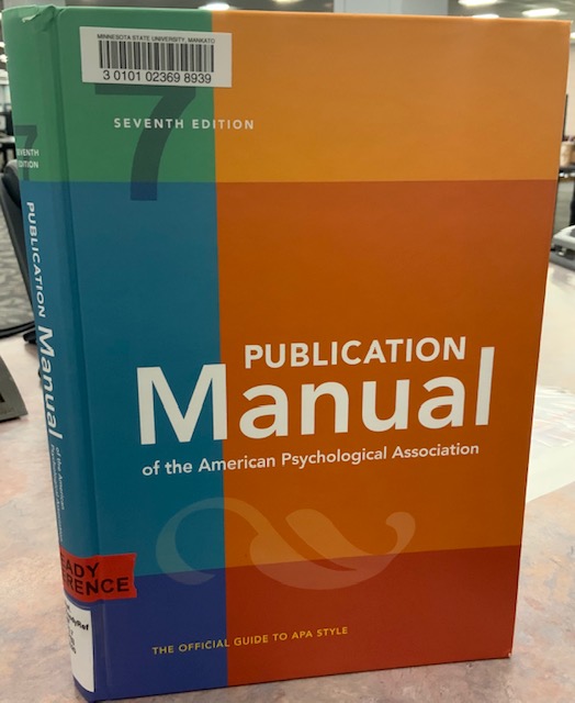 Apa Manual  by American Psychological Association