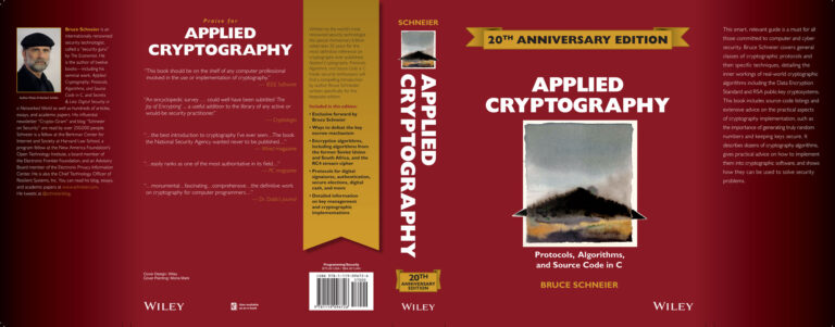 Applied Cryptography  by Bruce Schneier