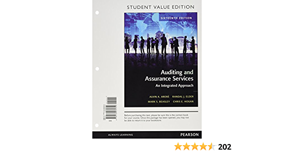 Auditing And Assurance Services Test Bank by Alvin Arens (Author), Randal Elder (Author), Mark Beasley (Author), Chris Hogan (Author)