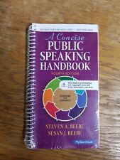 A Concise Public Speaking Handbook 4Th Edition  by Steven A. Beebe, Susan J. Beebe