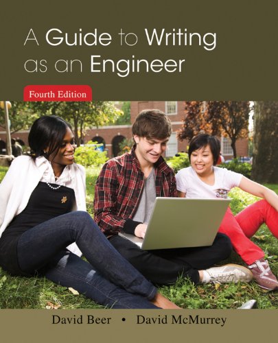 A Guide to Writing As an Engineer 4Th Edition  by David F. Beer