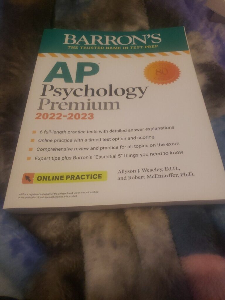 Ap Psychology Barron’S  by Allyson J. Weseley Ed.D, Robert Mcentarffer Ph.D