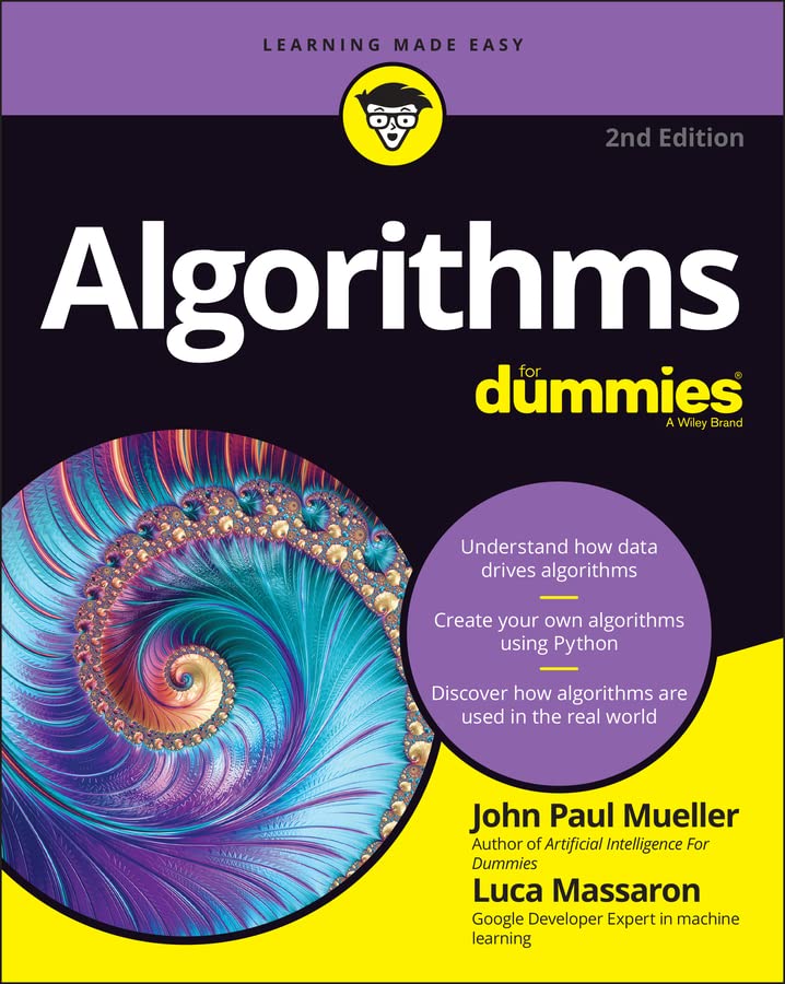 Algorithms for Dummies by John Mueller And Luca Massaron