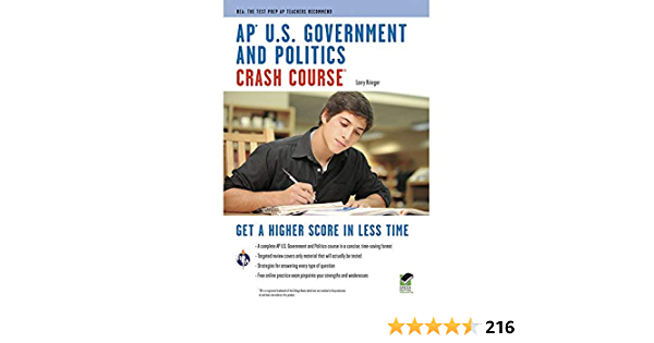 Ap Gov Crash Course  by Larry Krieger  (Author)