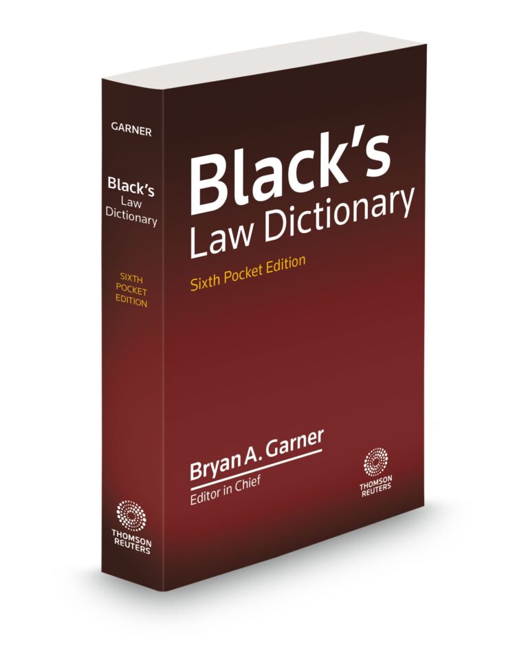 Black’S Law Dictionary 6Th Edition  by Bryan A Garner