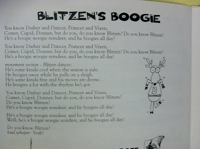 Blitzen Boogie Lyrics by Kids from the Heart