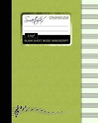 Blank Sheet Music  by Smart Bookx