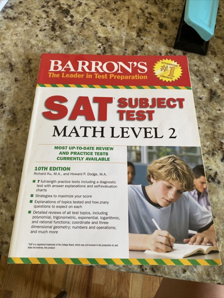 Barron’S Sat Subject Test Math Level 2  by M.A Richard Ku