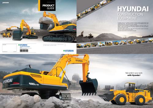 Hyundai + Construction Equipment + Product Guide +Pdf