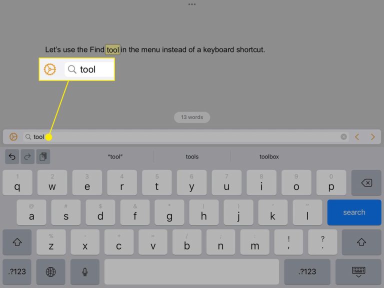 How to Find and Search Text on PDFs using Ctrl+F on iPad